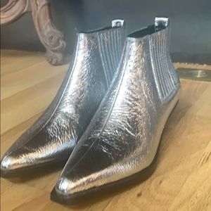 Rag & Bone Silver Low Heel